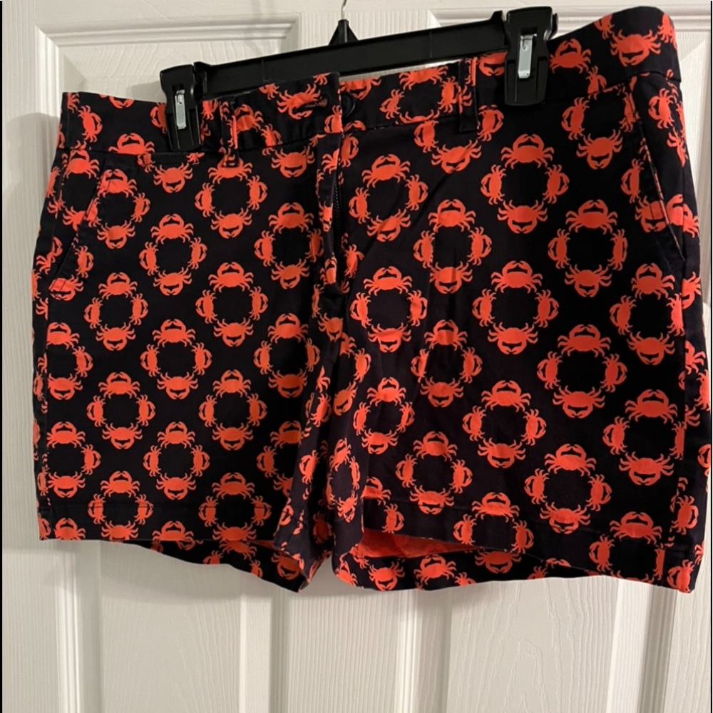 Crown & Ivy shorts navy & orange Size 14